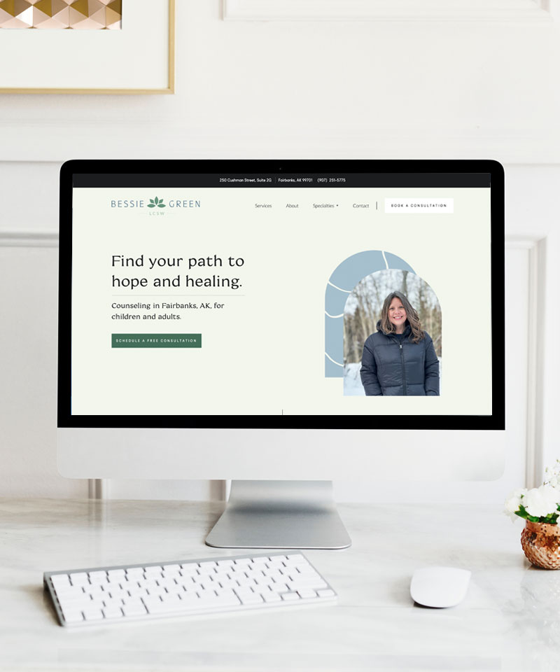 Bessie Green, LCSW Website Design